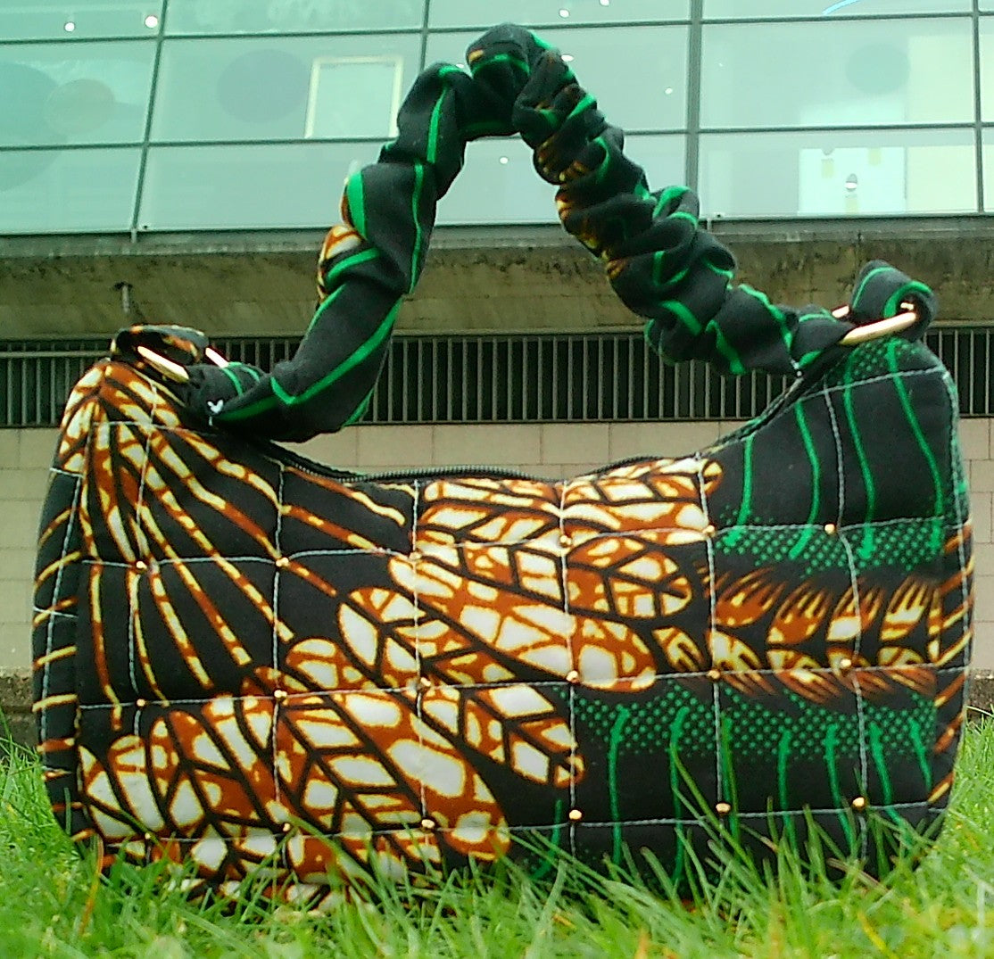 Ruffled mini shoulder bag